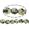 Abalorio de Piedra Dalmata, dálmata, Esférico, 4-4.5mm, agujero:aproximado 0.5mm, longitud aproximado 15 Inch, 5Strandsfilamento/Grupo, aproximado 86PCs/Sarta, Vendido por Grupo