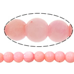 Perles en corail naturel, Rond, rose, 2mm, Trou:Environ 0.5mm, Longueur Environ 15 pouce, 10Strandstoron/lot, Environ 180PC/brin, Vendu par lot