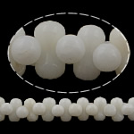 Grânulos corais naturais, Coral natural, Barraa, branco, 6x3mm, Buraco:Aprox 0.5mm, comprimento Aprox 15.5 inchaltura, 10vertentespraia/Lot, Aprox 230PCs/Strand, vendido por Lot