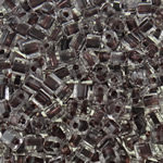 Japanske Glass Seed Beads, Glas Seed Beads, Cube, farve-foret, 4mm, Hole:Ca. 2mm, Ca. 4500pc'er/Bag, Solgt af Bag