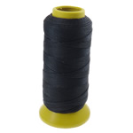 Fio de náilon, Corda de nylon, preto, 1mm, comprimento Aprox 500 m, vendido por PC