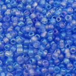 Rainbow Glass Siemenhelmet, Lasi Siemenhelmet, Pyöreä, sateenkaari, läpikuultava, skyblue, 2x1.9mm, Reikä:N. 1mm, N. 30000PC/laukku, Myymät laukku