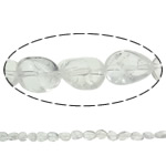 Korálky přírodní Průhledný Quartz, Clear Quartz, Nuggets, 8x10mm, Otvor:Cca 1.5mm, Délka Cca 15.7 inch, 20přediva/Lot, Prodáno By Lot