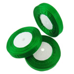 Fita de organza, verde, 1.7cm, comprimento Aprox 2500 quintalquintal, 50PCs/Lot, vendido por Lot