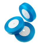 Organza Band, seeblau, 2.1cm, Länge ca. 1250 yard, 25PCs/Menge, verkauft von Menge