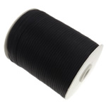 Organza Band, schwarz, 0.7cm, Länge 2500 yard, 5PCs/Menge, verkauft von Menge