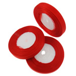 Nastro in organza, rosso, 1.3cm, Lunghezza 2500 cantierecortile, 50PC/lotto, Venduto da lotto