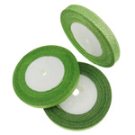 Sparkle Ribbon green 1cm Length 1250 Yard Sold By Lot