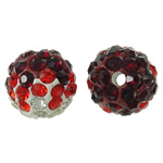 Rhinestone Clay Pave Beads Round with rhinestone 10mm Approx 2mm Sold By Bag