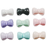 Resin Bowknot flat back mixed colors Sold By Lot