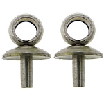 Bail Peg in acciaio inox, In acciaio inox 303, colore originale, 5x7mm, 1mm, Foro:Appross. 2mm, 500PC/borsa, Venduto da borsa