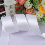 Satin Ribbon white 6mm Length 500 Yard Sold By Lot