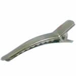 Ijzer Snavel clip, platinum plated, nikkel, lood en cadmium vrij, 45mm, 1000pC's/Lot, Verkocht door Lot