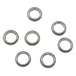 Rustfrit stål Linking Ring, Stainless Steel, Donut, oprindelige farve, 4.50x1.50mm, Hole:Ca. 2.5mm, 2000pc'er/Bag, Solgt af Bag