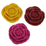 Resin Jewelry Beads Flower mixed colors Approx 2mm Sold By Bag