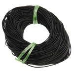 Cowhide black nickel lead & cadmium free 2mm Approx 100 Yard Sold By Bag