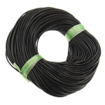 Kravlja Cord, Bičevati, crn, nikal, olovo i kadmij besplatno, 2.5mm, Dužina Približno 91-93 m, Prodano By Torba