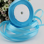 Saténová stuha, Satin Ribbon, skyblue, 20mm, 15PC/Lot, Prodáno By Lot