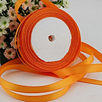 Satin band, Satin Ribbon, rödorange, 20mm, 15PC/Lot, Säljs av Lot