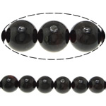 Naturlig granat perler, Garnet, Runde, Januar Birthstone, Grade AB, 8mm, Hole:Ca. 1mm, Længde Ca. 15 inch, 5Strands/Lot, Ca. 46pc'er/Strand, Solgt af Lot