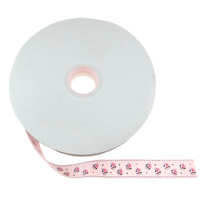 Grosgrain Ribbon Flat Round single-sided pink 25mm Length 75 Yard  Sold By Lot