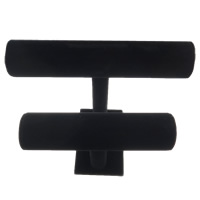 Velveteen Bracelet Display PVC Plastic with Velveteen Rack black  50mm Sold By Lot