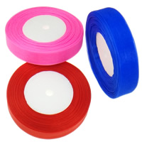 Fita de organza, cores misturadas, 20mm, 10PCs/Lot, 45m/PC, vendido por Lot