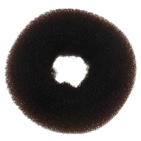 Modéliste de cheveux chignon , Nylon, beignet, brun, 105x50mm, 10PC/sac, Vendu par sac