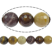 Natural Egg Yolk Stone Beads Round faceted 14mm Approx 1.2-1.4mm Length Approx 15 Inch Approx Sold By Lot