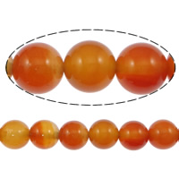 Natural Red Agate Beads Round 12mm Approx 2mm Length Approx 15 Inch Approx Sold By Lot