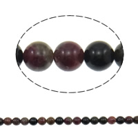 tourmaline goutte, Rond, Birthstone octobre, 8mm, Trou:Environ 1-2mm, Longueur Environ 15.5 pouce, 5Strandstoron/lot, Environ 49PC/brin, Vendu par lot