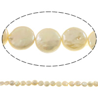 Cultured Coin Freshwater Pearl Beads natural pink 11-12mm Approx 0.8mm Sold Per Approx 14.5 Inch Strand