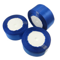 Satin band, Satin Ribbon, safir, 40mm, 10PC/Lot, 22m/PC, Säljs av Lot