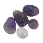 Prirodni ametist kuglice, prirodan, Kolovoz Birthstone & nema rupe, 15-35mm, 2KG/Lot, Prodano By Lot