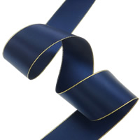 Saténová stuha, Satin Ribbon, jednostranný, tmavě modrá, 38mm, Délka 50 Yard, 10PC/Lot, 5Yards/PC, Prodáno By Lot