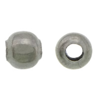 Edelstahl-Beads, 304 Edelstahl, rund, originale Farbe, 3mm, Bohrung:ca. 1.5mm, 10000PCs/Menge, verkauft von Menge