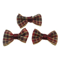 Žehlička na záplaty, Plátno, Bowknot, 28-30x18mm, 200PC/Bag, Prodáno By Bag