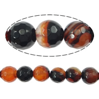 Natural Miracle Agate Beads Round & faceted Approx 1-1.2mm Length Approx 15.5 Inch Sold By Lot