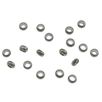 ROSTFRITT STÅL Bead, Rondelle, ursprungliga färgen, 2.50mm, Hål:Ca 1.5mm, 2000PC/Lot, Säljs av Lot