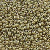 Plated Glass Seed Beads Round Approx 1mm Approx Sold By Bag