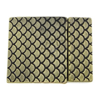 Fermoir magnétique en alliage de zinc, rectangle, Plaqué de couleur de bronze antique, protéger l'environnement, sans nickel, plomb et cadmium, 26x21x6mm, Trou:Environ 19x3mm, 50PC/lot, Vendu par lot