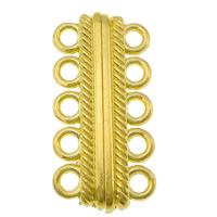 Zinc Alloy Magnetic Clasp gold color plated  nickel lead & cadmium free Approx 3mm Sold By Lot