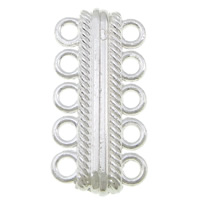 Zinc Alloy Magnetic Clasp silver color plated  nickel lead & cadmium free Approx 3mm Sold By Lot