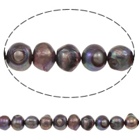 Barok ferskvandskulturperle Beads, Ferskvandsperle, lilla, 11-12mm, Hole:Ca. 0.8mm, Solgt Per Ca. 14.5 inch Strand