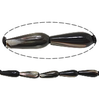 Barr Shell Bead, Teardrop, 14x6mm, Poll:Thart 1.2mm, Fad Thart 15.5 Inse, 5Snáitheanna/Lot, Díolta De réir Lot