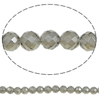 Prirodni kvarc nakit Beads, Krug, različite veličine za izbor & faceted, Rupa:Približno 1mm, Dužina Približno 15.7 inčni, 5pramenovi/Lot, Prodano By Lot