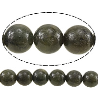 Perles en labradorite, Rond, 12mm, Trou:Environ 1.2mm, Longueur Environ 15 pouce, 5Strandstoron/lot, Environ 32PC/brin, Vendu par lot