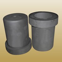 Graphite Crucible, dubh, 57x125.90mm, 2ríomhairí pearsanta/Lot, Díolta De réir Lot