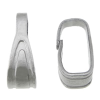 Stainless Steel Snap o jamstvu, 304 nehrđajućeg čelika, izvorna boja, 2x6x0.30mm, Rupa:Približno 1.5x4.5mm, 6000računala/Lot, Prodano By Lot