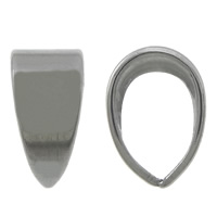 Nerezová ocel Pinch Bail, 304 Stainless Steel, Slza, Původní barva, 3.50x7x0.60mm, 4000PC/Lot, Prodáno By Lot